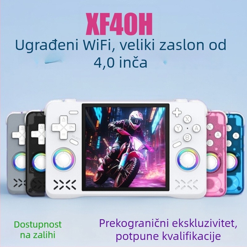 Open-source prijenosna konzola s 4-inčnim zaslonom, ugrađenim Wi‑Fi, online multiplayer za PSP i GBA emulatora