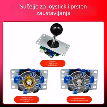 Baolong BL arcade joystick za kućne dvobojske igre za dva igrača, izravno korištenje, bez vibracija, OEM obrada