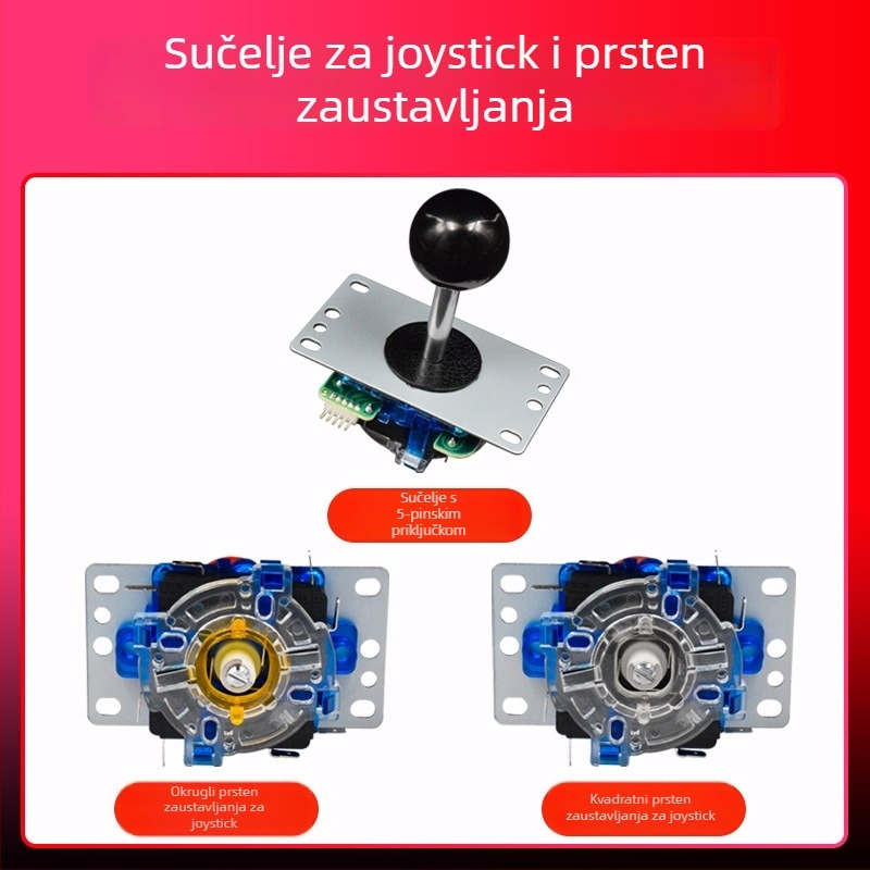 Baolong BL arcade joystick za kućne dvobojske igre za dva igrača, izravno korištenje, bez vibracija, OEM obrada