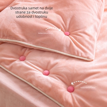 Držač za deku s plišastom podstavom – koži prijateljski, protiv klizanja, nevidljiv dizajn, prilagodljiv – Many houses