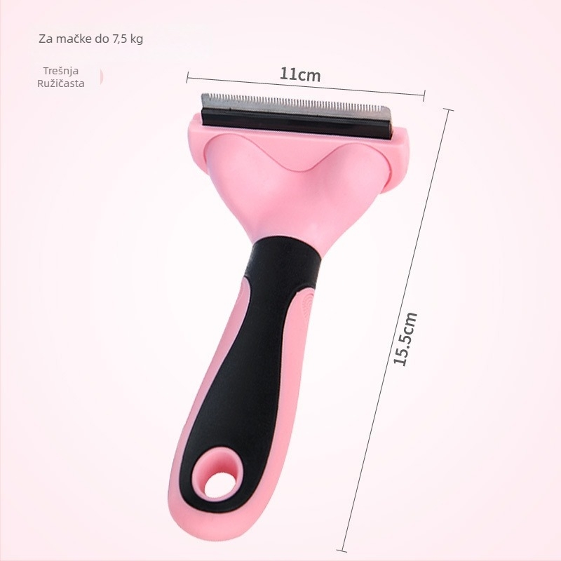 Četka za njegu pasa – detangliranje i uklanjanje labave dlake, ABS materijal, kutija od 150 kom, neuvozeno