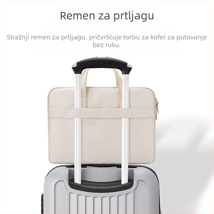 MAHOO Torba za laptop 15 inča, lagana i vodootporna, Oxford platno, podstava od najlona, unisex