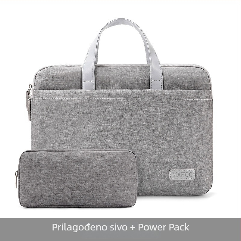 MAHOO Torba za laptop 15 inča, lagana i vodootporna, Oxford platno, podstava od najlona, unisex