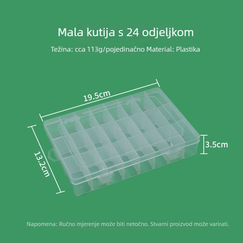Ručni navijač za bobine, set s pločom za namatanje i kutijom za pohranu vlakana za križni vez