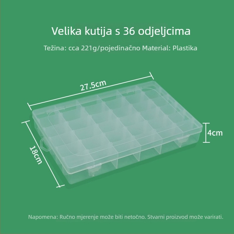 Ručni navijač za bobine, set s pločom za namatanje i kutijom za pohranu vlakana za križni vez