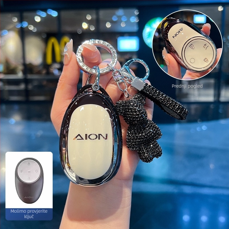 TPU futrola za ključ GAC AION V s motivom Tyrannosaurus Rex, japansko-korejski stil, puna zaštita
