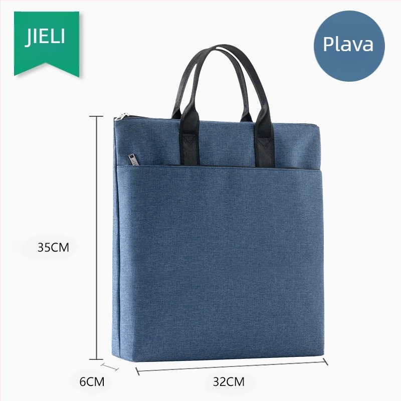 Jerry 5228 uredska torba sa zipom - prilagođena poslovna torba, Oxford platno, zip, nagib oblika (Brand: Jerry; Materijal: Oxford platno; Stil: Zip; Oblik: Nagib)