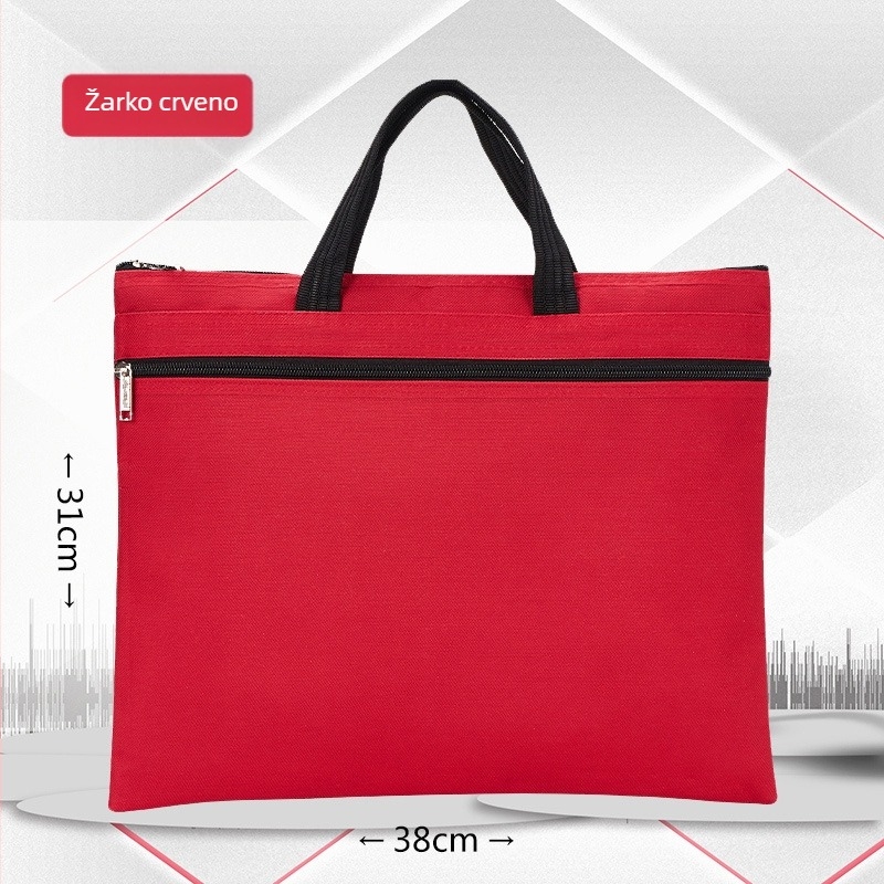 Jerry 5228 uredska torba sa zipom - prilagođena poslovna torba, Oxford platno, zip, nagib oblika (Brand: Jerry; Materijal: Oxford platno; Stil: Zip; Oblik: Nagib)