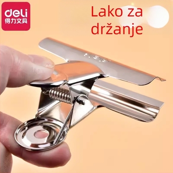 Deli metalni klips - uredski organizator za račune i karte