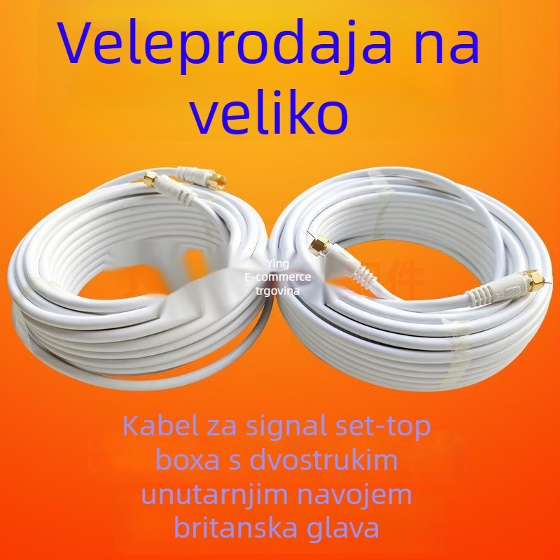 Vanjski koaksijalni signalni kabel za set-top box i satelitsku antenu