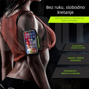 Torba za nadlakt za outdoor sport – LBZ najlon, ultra lagana, protiv krađe