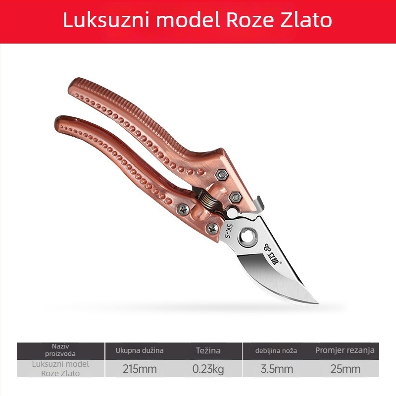 Lichang škarice za grane za voćke i vrt