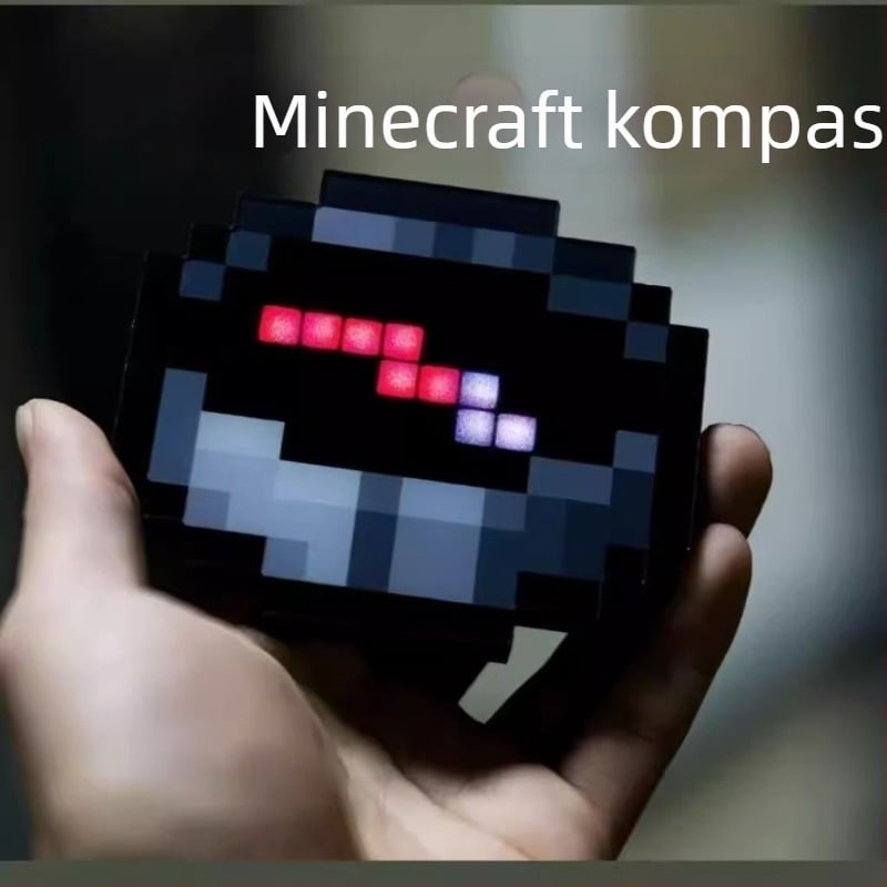 Nothing digitalni kompas za vanjsku upotrebu – visoka preciznost, Minecraft tema, plastično kućište, moderan minimalistički stil