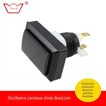 Baolian Pravokutni gumb za glazbeni stroj - 187-terminalno sučelje, plastika, model B/new
