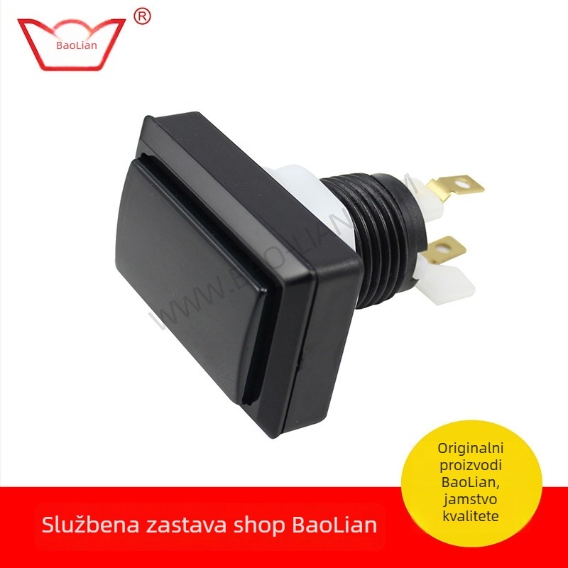 Baolian Pravokutni gumb za glazbeni stroj - 187-terminalno sučelje, plastika, model B/new