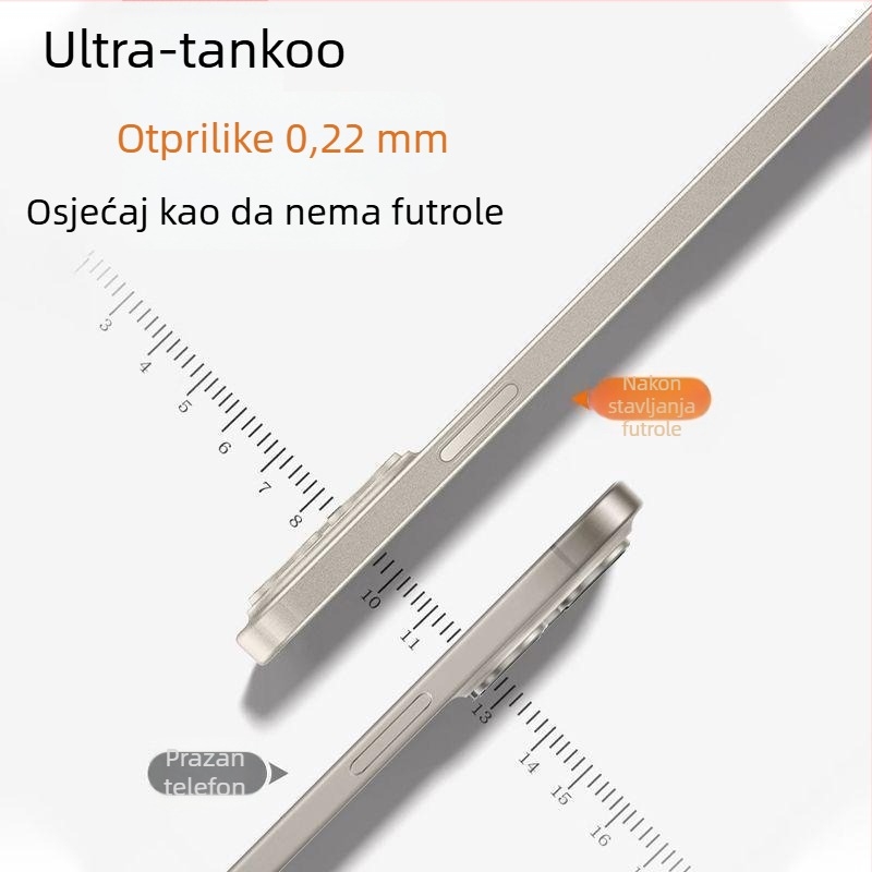 Murdinger stražnji kućište za iPhone 15 – TPU, mat završna obrada, zaštita od pada