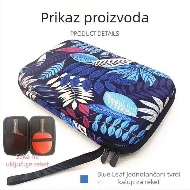 Torba za ping-pong rekete - dvostruko poboljšana, Xili brend, Oxford platno, s logom, za stolni tenis