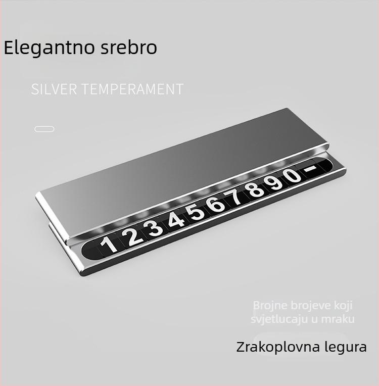 Metalni skriveni privremeni znak za parkiranje, model SW456, branda Chao Aoyu, mogućnost ispisa loga