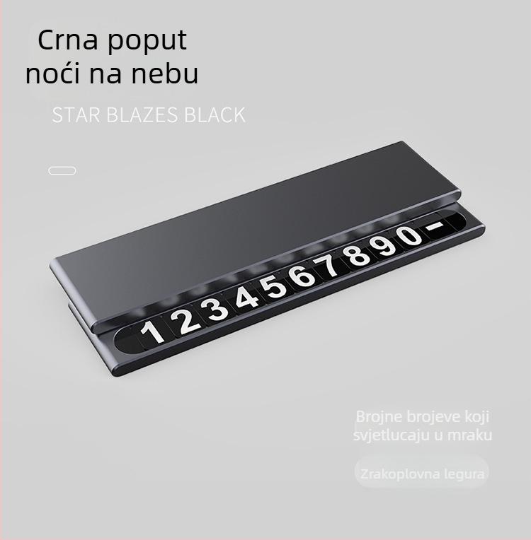 Metalni skriveni privremeni znak za parkiranje, model SW456, branda Chao Aoyu, mogućnost ispisa loga