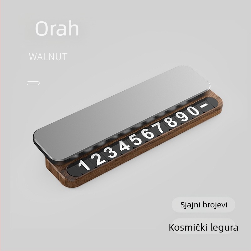 Metalni skriveni privremeni znak za parkiranje, model SW456, branda Chao Aoyu, mogućnost ispisa loga
