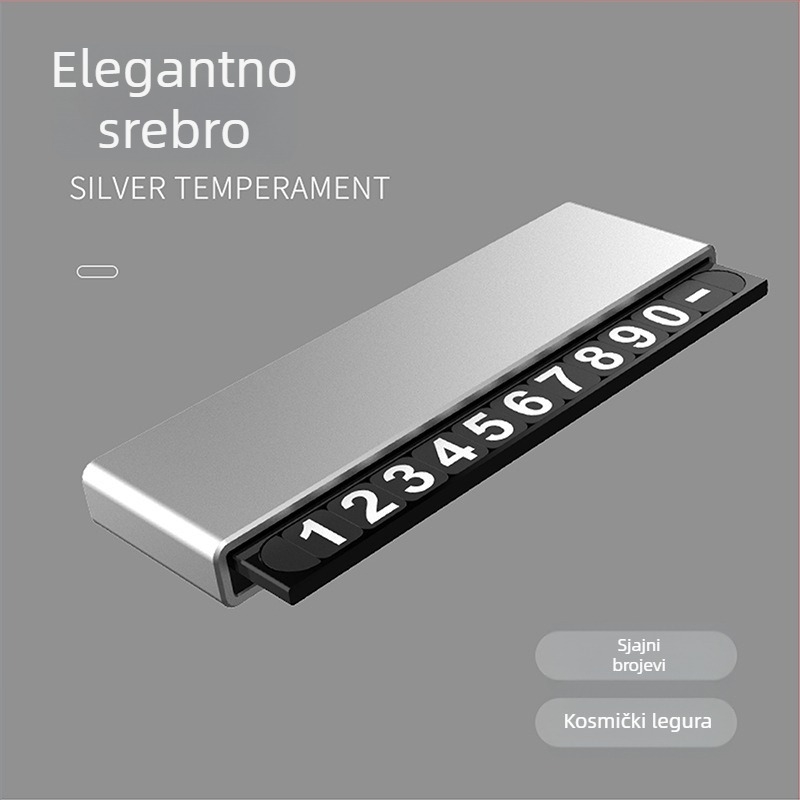 Metalni skriveni privremeni znak za parkiranje, model SW456, branda Chao Aoyu, mogućnost ispisa loga