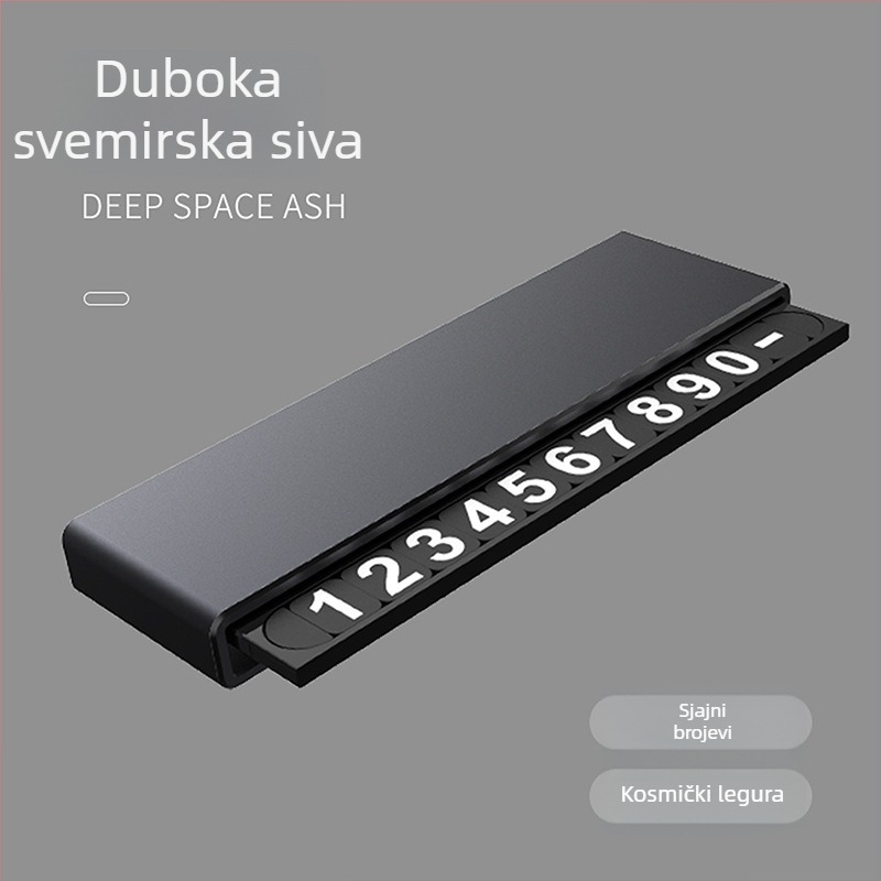 Metalni skriveni privremeni znak za parkiranje, model SW456, branda Chao Aoyu, mogućnost ispisa loga