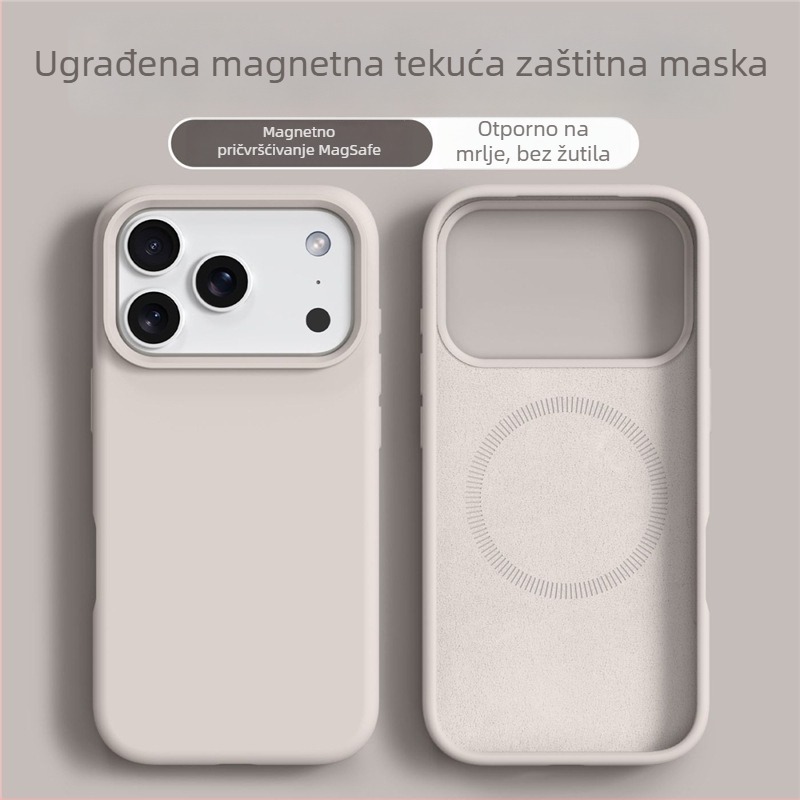 Tekući silikon magnetska futrola za iPhone 14 Pro Max – sveobuhvatna zaštita od pada, vodootporna, otporna na udarce, protiv klizanja