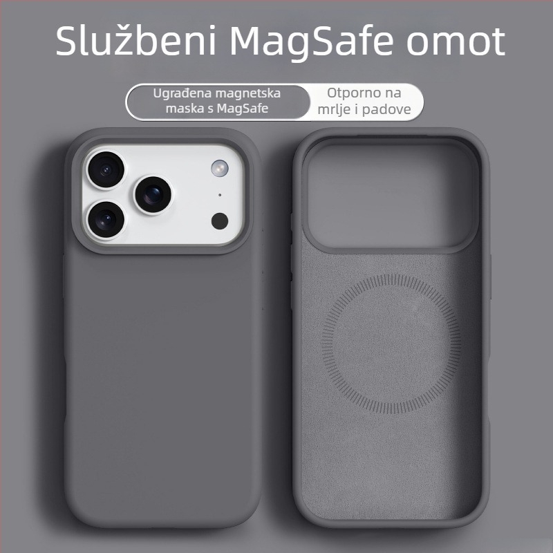 Tekući silikon magnetska futrola za iPhone 14 Pro Max – sveobuhvatna zaštita od pada, vodootporna, otporna na udarce, protiv klizanja