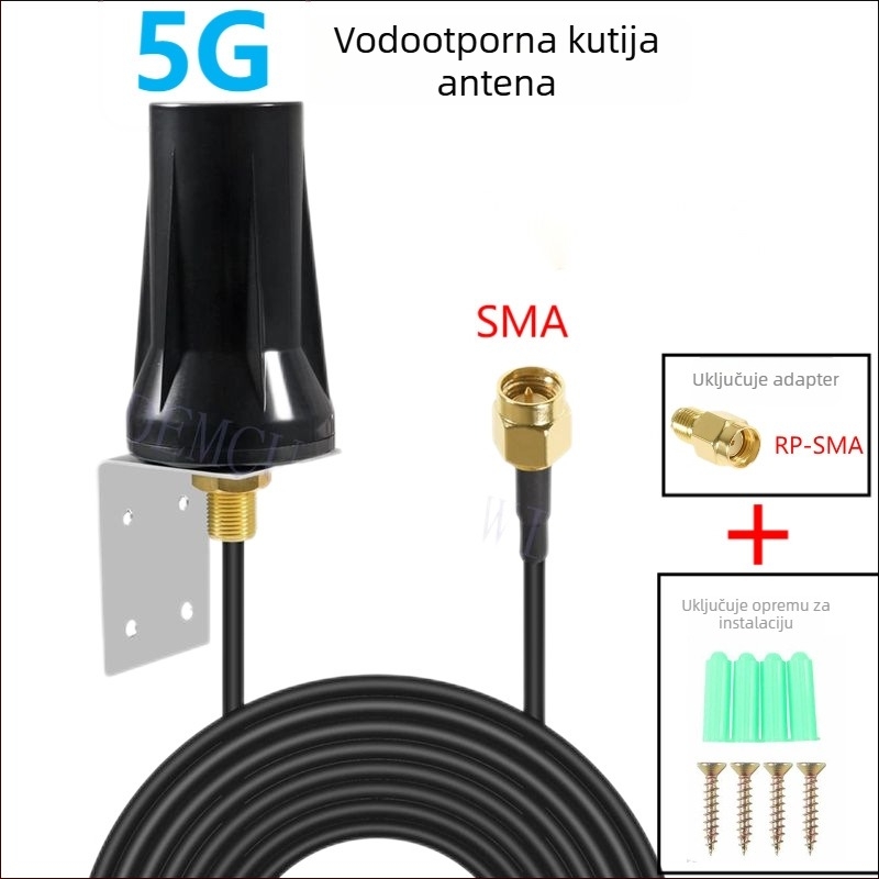 IoT antena za 5G/4G NB, vodootporna, 2.4GHz WiFi za pametne terminale