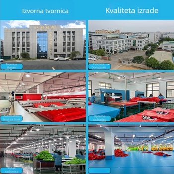 Prilagodljiva napuhiva postelja za automobil za SUV, PVC flok površina, jednokrevetna ili dvokrevetna, prijenosni putni madrac za stražnje sjedalo.