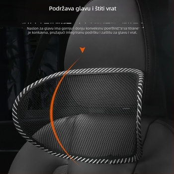 Masazna podloga za sjedalo automobila, dišući metalni mrežasti materijal, bez punila, jednostavan uzorak, pogodno za sve sezone, za vozila opće namjene