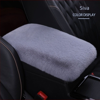 Jastučić za naslon za ruku automobila od umjetne vune, univerzalna ugradnja, poklopac središnjeg naslona