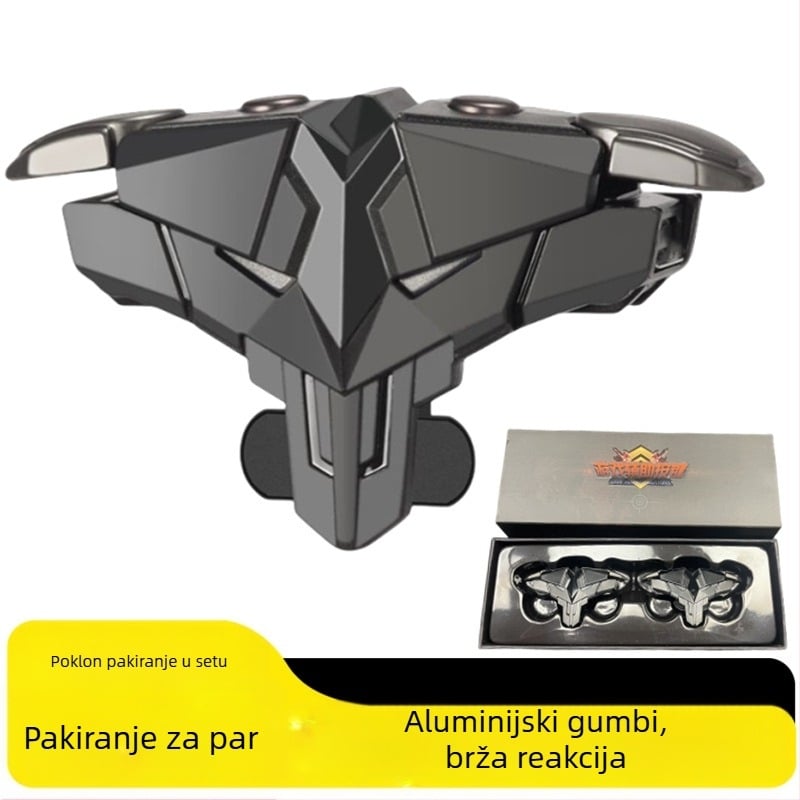 Bežični kontroler za mobilne igre, ABS+legura, s povratnom vibracijom, univerzalan za Android i iPhone, model Z4