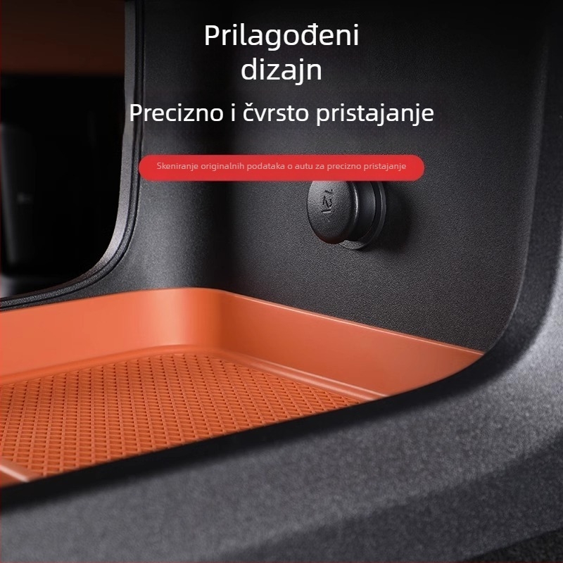 Silikonska prostirka za skladište u Li Auto L6/L7/L8/L9 – donja kutija za pohranu, prilagodljivo, privatna marka dostupna