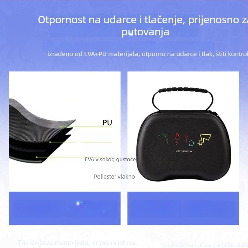 PS5 Torba za pohranu — EVA materijal, prijenosni dizajn, 110 g, Hua yaoyang