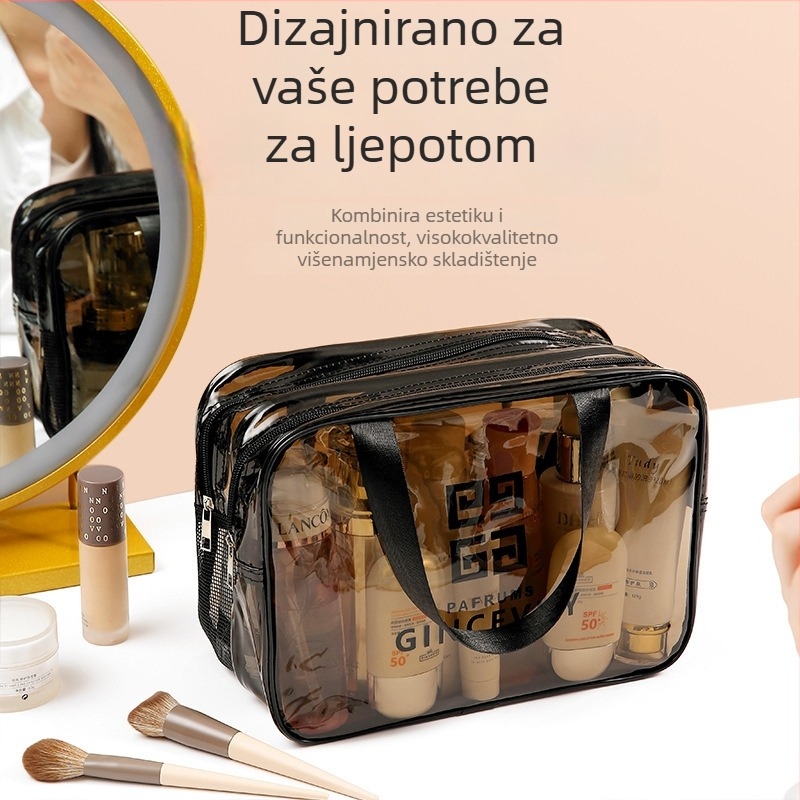 Torba za kozmetiku P3959, PU materijal, vodootporna, oblik: ručna torba, stil modern i minimalistički