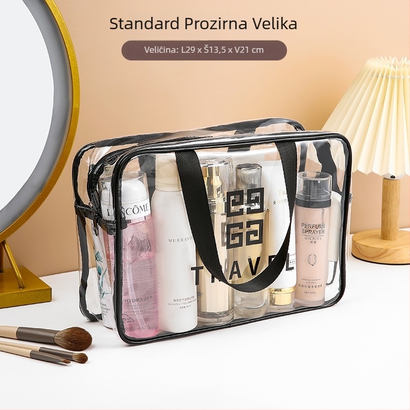 Torba za kozmetiku P3959, PU materijal, vodootporna, oblik: ručna torba, stil modern i minimalistički