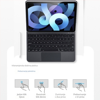 Magnetska Bluetooth futrola s tipkovnicom za iPad Pro 11-inča i tablet od 10,9 inča