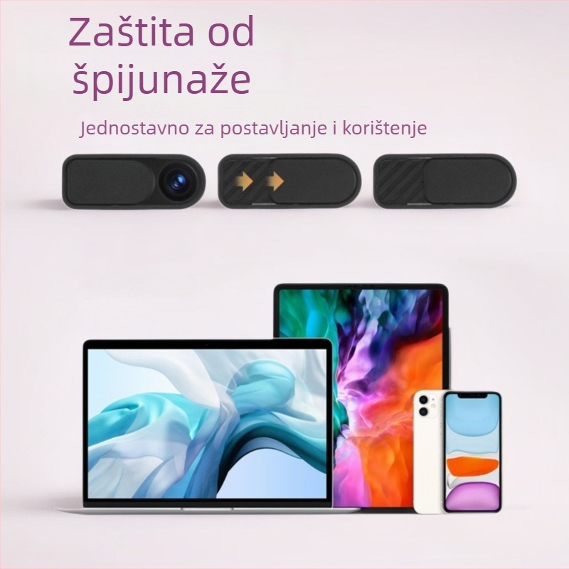 Poklopac objektiva kamere s zaštitom privatnosti, klizni poklopac za mobitele i tablete
