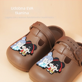 Nove dječje EVA sandale u crtanom stilu s mekanim osjećajem hodanja, unisex, ljeto, protuklizni s otvorima dizajn