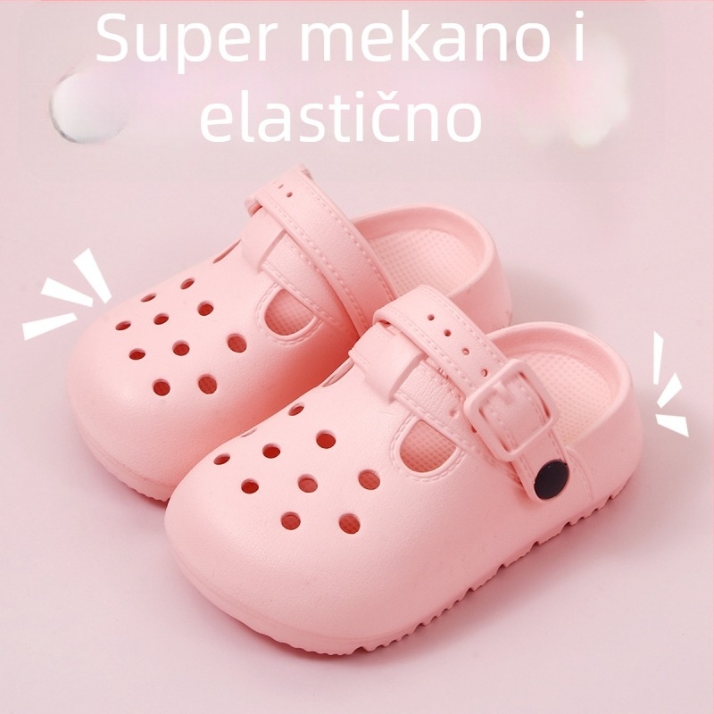 Nove dječje EVA sandale u crtanom stilu s mekanim osjećajem hodanja, unisex, ljeto, protuklizni s otvorima dizajn