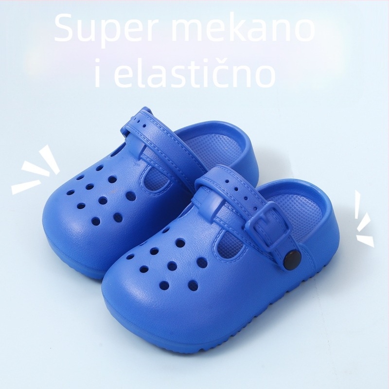 Nove dječje EVA sandale u crtanom stilu s mekanim osjećajem hodanja, unisex, ljeto, protuklizni s otvorima dizajn
