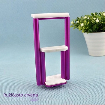 2-u-1 klip nosač za telefon i tablet – držač za selfie, gledanje videa i fotografije; podržava telefone 3.5–5.5 inča i tablete 7–10 inča; kompatibilan s Apple, Samsung, Huawei, Lenovo, HTC, LG; dostupno u 6 boja: crna, srebrna, plava, zlatna, ružičasta, lj