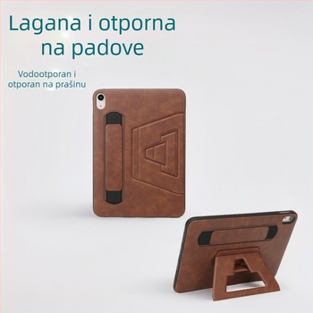 Kožna zaštitna futrola za Apple iPad 10. generacije, 10,9 inča, poslovni stil, otporna na padove, s stalkom i dvostrukim držačem za rukovanje