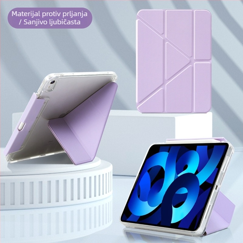 Prozirni zaštitni kućište za Apple iPad Air, 10,2 inča, otporno na udarce, magnetsko zatvaranje