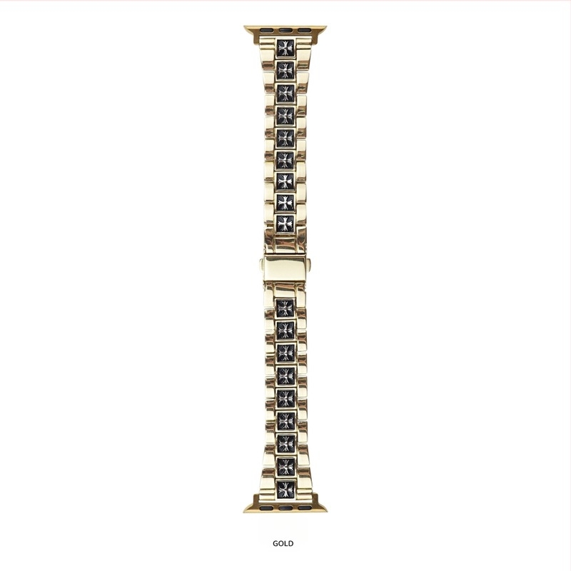 Remen za Apple Watch od cinka legura, širina 20 mm, kompatibilan s veličinama 38/40/41/42/44/45/49 mm, moderan stil, kopča leptir