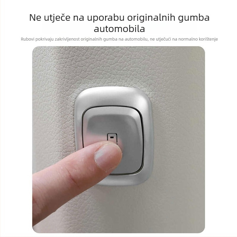 Lantu Dreamer unutarnje tipke naljepnice - dekorativne naljepnice od aluminijske legure za rasvjetu volana