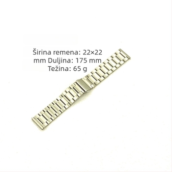 Kaiš od nehrđajućeg čelika 22 mm s tri kuglice za Apple Watch Series 8