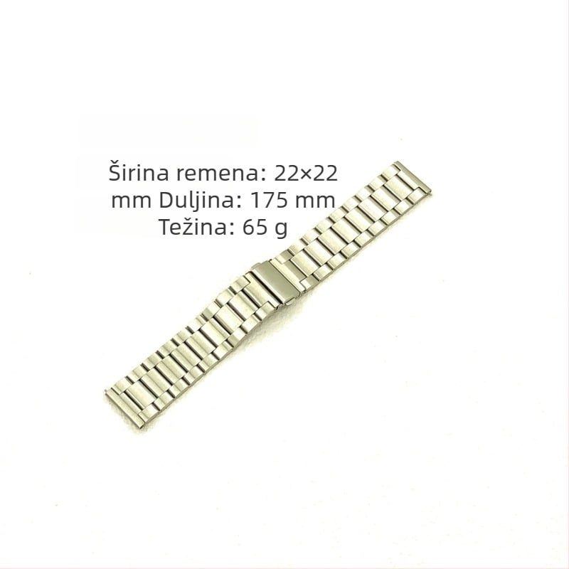 Kaiš od nehrđajućeg čelika 22 mm s tri kuglice za Apple Watch Series 8
