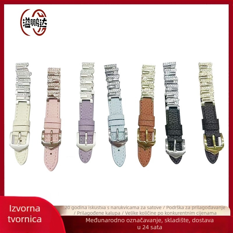 Nepravilan patchwork kožni kaiš za Huawei GT5/GT6, Watch4/3 Pro i Fit3